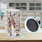 Spice rack with 20 jars