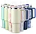 clear tumblers with lid and straw