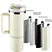 clear tumblers with lid and straw