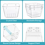 plastic storage drawer organizer