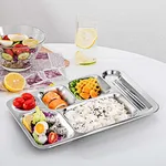 6 sections plate tray