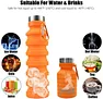 collapsable water bottles with custom logo