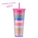 plastic cup with straw and lid