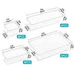 plastic storage drawer organizer