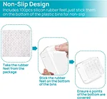 plastic storage drawer organizer