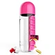 plastic water bottle combine daily pill boxes
