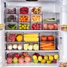 fridge organization bins