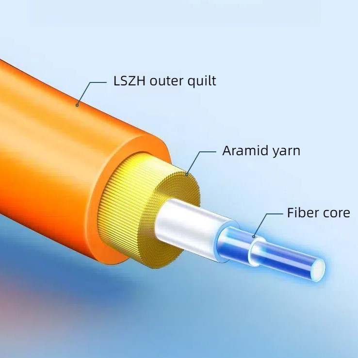 om2 duplex lc to sc multimode patch cable