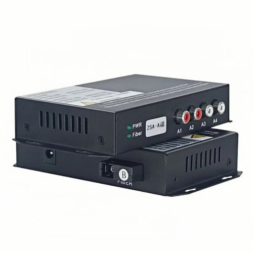 our 2 channel bidirectional audio optical transceivers operate with lasting stability, without any delay or attenuation.