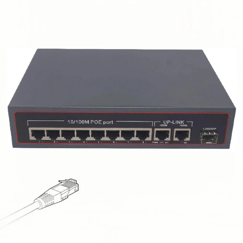 we are a professional supplier of 100 mbit 10 port poe switches in China.