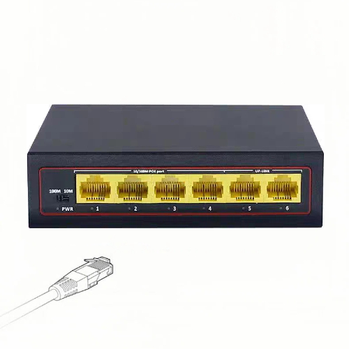 we are a professional supplier of 100mbps 6 port poe switches in China.