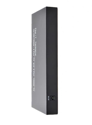 HCH offers stable gigabit 4 fiber 2 copper transceivers for transmission.