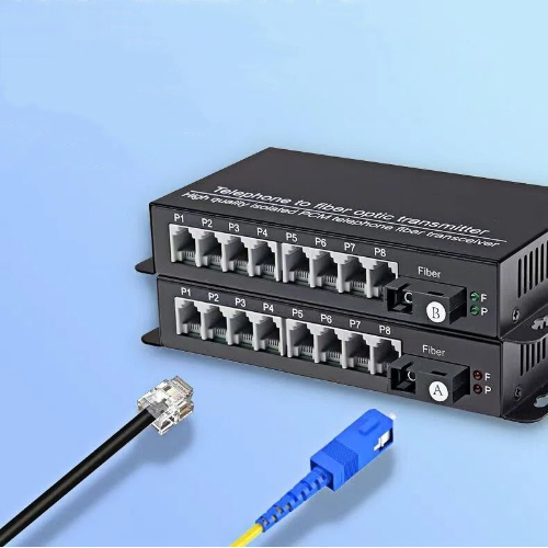 our 8 channel telephone optical transceivers feature efficient photoelectric conversion, clear communication, and stable operation.