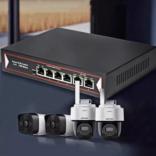 HCH offers you 1000mbps 6 port poe switches, which can ensure the long-term stable operation of the equipment.