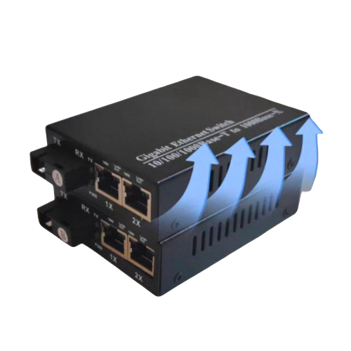 HCH offers stable 20km 1000mbps single fiber transceivers for transmission.