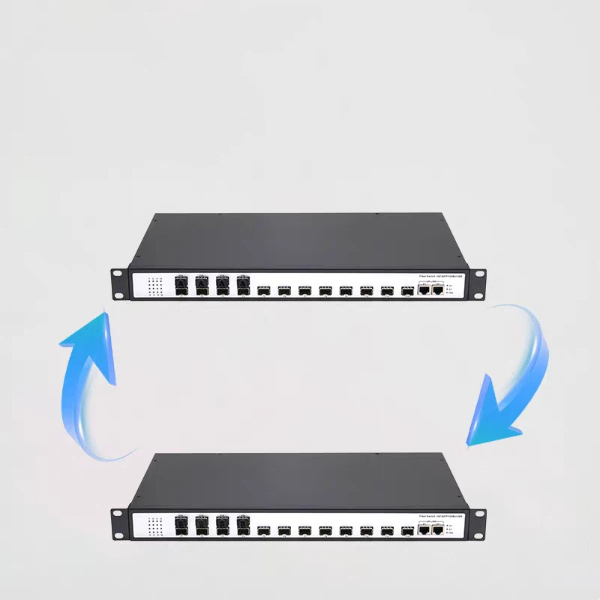 HCH offers stable 1000mbps 16 fiber 2 copper transceivers for transmission.