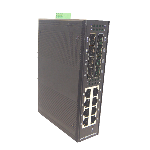 HCH can offer you high-quality gigabit industrial rail network management switches.