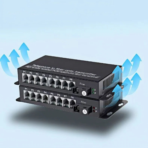 our 8 channel telephone optical transceivers feature efficient photoelectric conversion, clear communication, and stable operation.