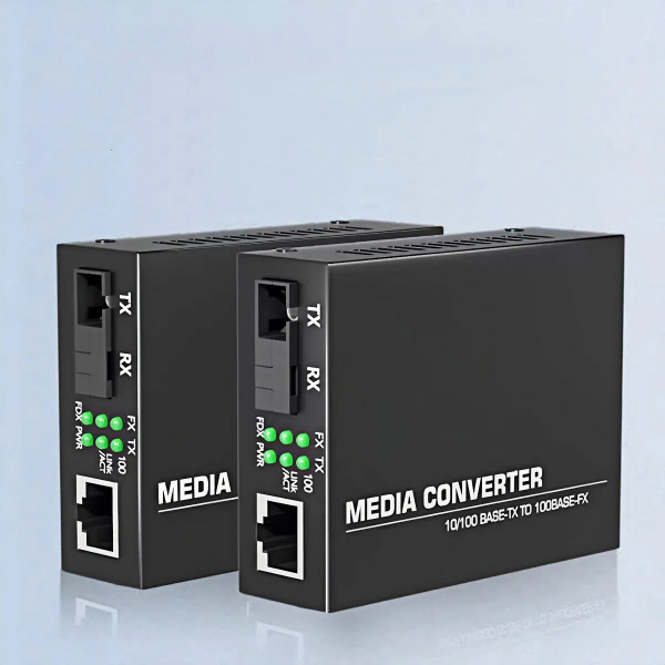 we are the supplier of high-performance 100mbps 1 fiber 1 copper transceivers.