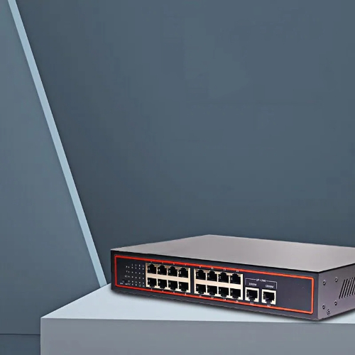 we are a professional supplier of 100 mbit 18 port poe switches in China.
