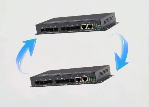 HCH offers stable 1000 mbit 8 fiber 2 copper transceivers for transmission.