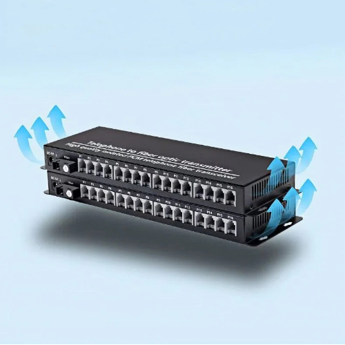 our 16 channel telephone optical transceivers feature efficient photoelectric conversion, clear communication, and stable operation.