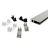 YIBO factory Modern Single Design Style Plastic End Cap for Curtain Poles Track