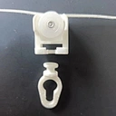 Ceiling Installation Motorized ripple fold curtain smart wave track with ripple fold tapes