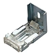 Decorative adjustable metal curtain rod pole brackets
