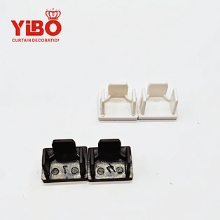 Alum Bottom Rail roller shade accessories plastic end caps for curtain rail