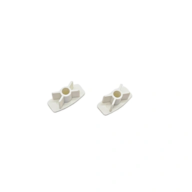 YIBO factory Modern Single End Cap for Roller Mechanism Plastic Track Accessory