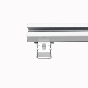 YIBO Curtain Rod Components Windows Rails Poles Parts Cover Cap for Smart Klick White Metal Ceiling