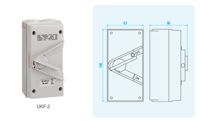 isolated switch box