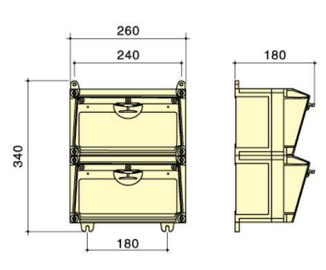 Combinedable Waterproof Distribtion box