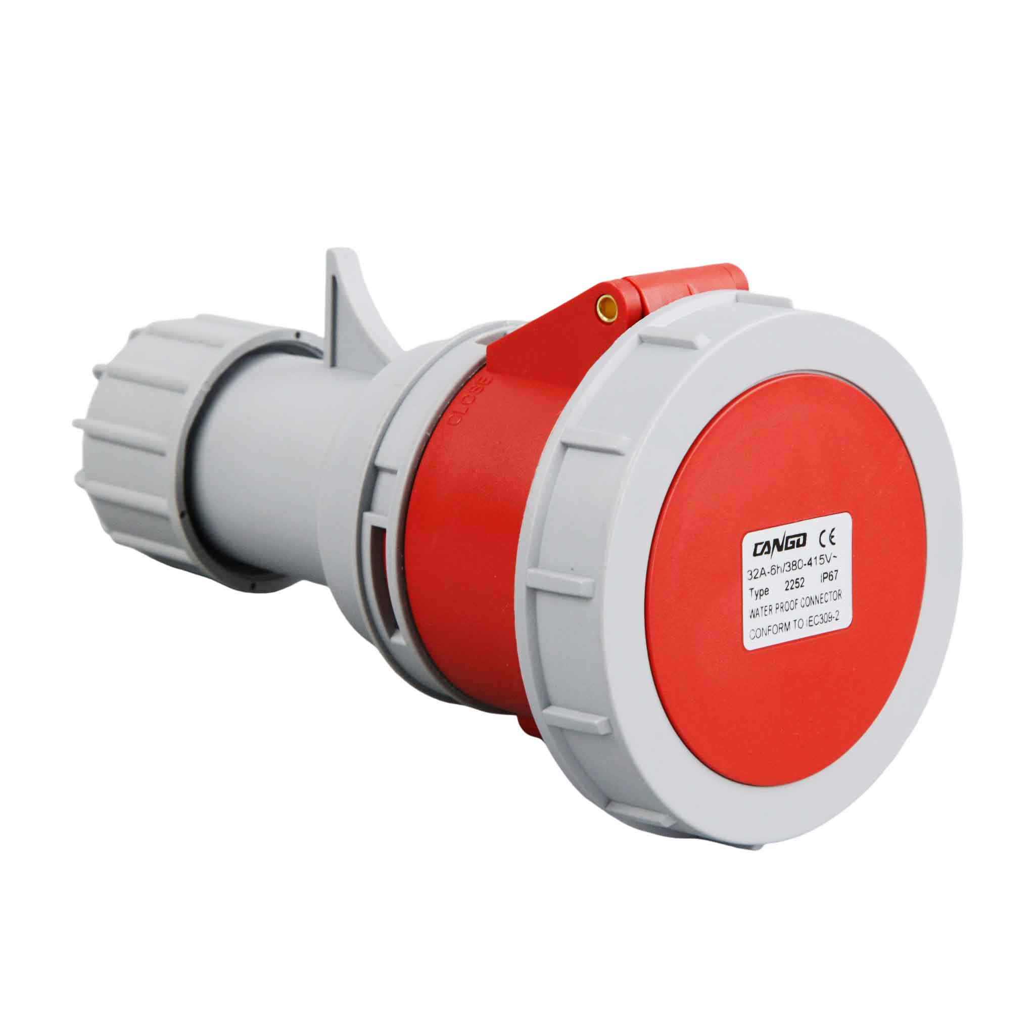 KG-2152/KG-2252 32A 380V IP67 Industrial Coupler CANGO KG-2152/KG-2252 32A 380V IP67 Industrial Coupler for industrial power connection