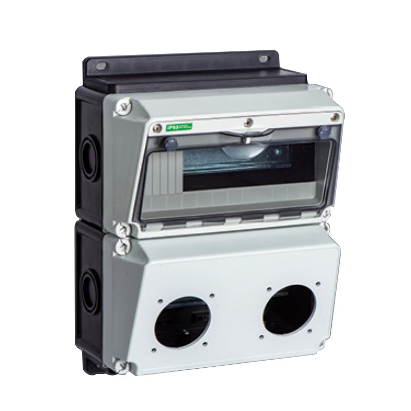 CANGO KG1601B waterproof socket box installation reference for outdoor socket distribution CANGO KG-CS waterproof socket box dimension reference for outdoor socket distribution