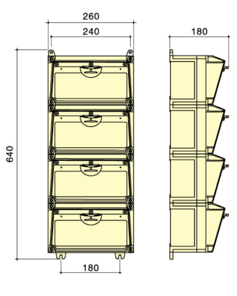 Combinedable Waterproof Distribtion box
