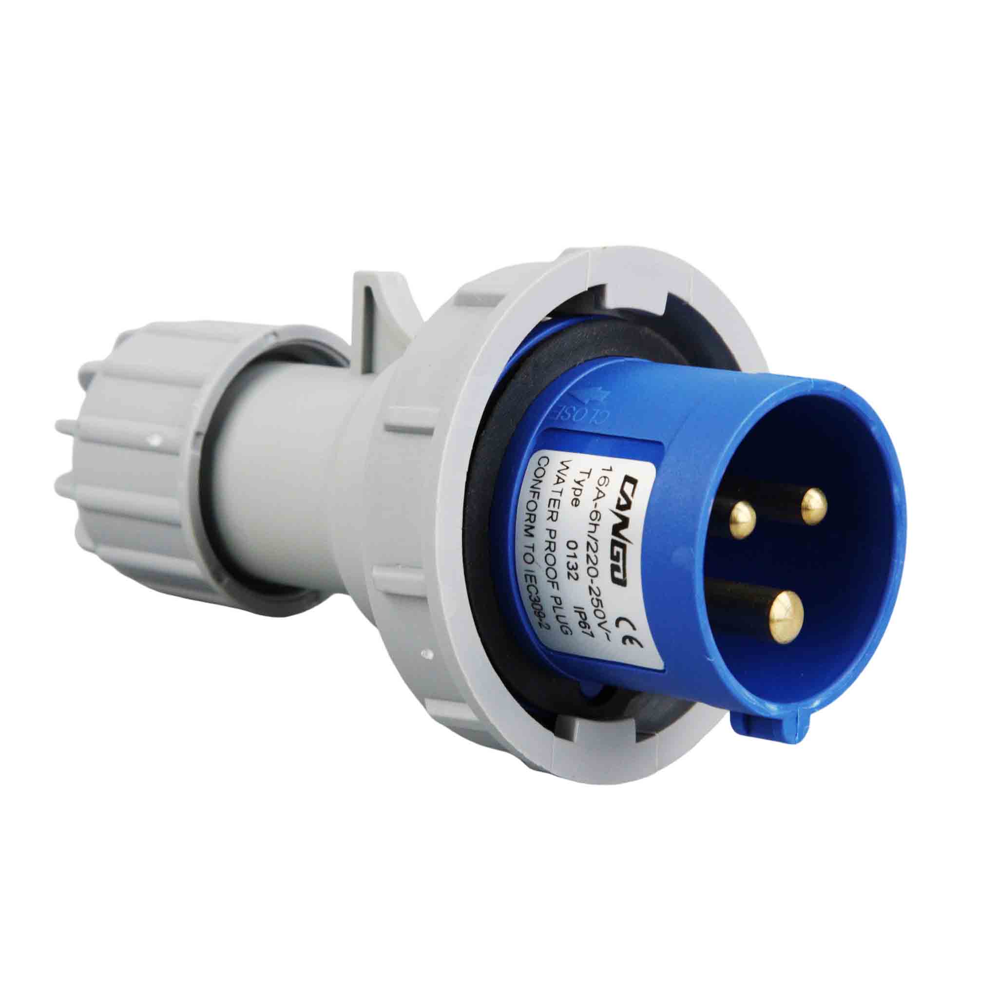 KG-0132/KG-0232 IP67 Industrial Power Plug CANGO KG-0132/KG-0232 IP67 Industrial Power Plug for industrial power connection