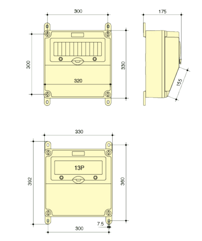 CANGO KG waterproof socket box detail image for outdoor socket distribution CANGO KG waterproof socket box detail image for outdoor socket distribution