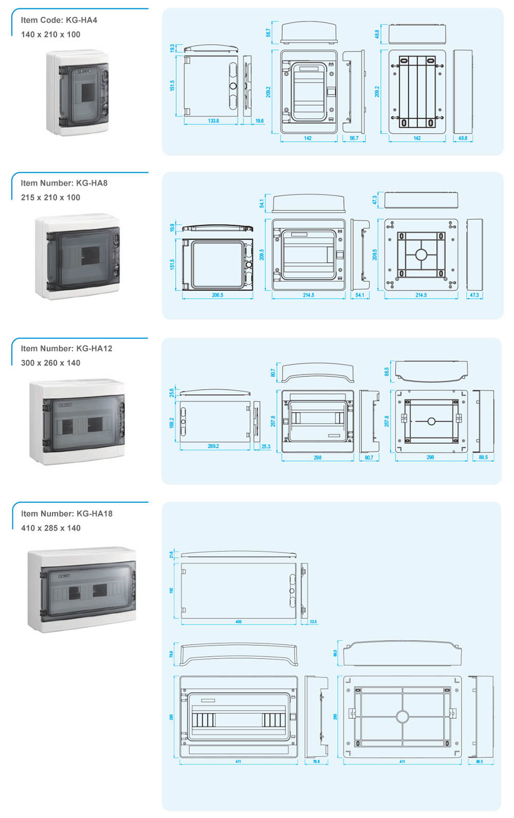 waterproof distribution box