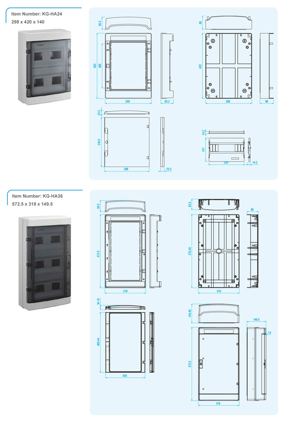 waterproof distribution box