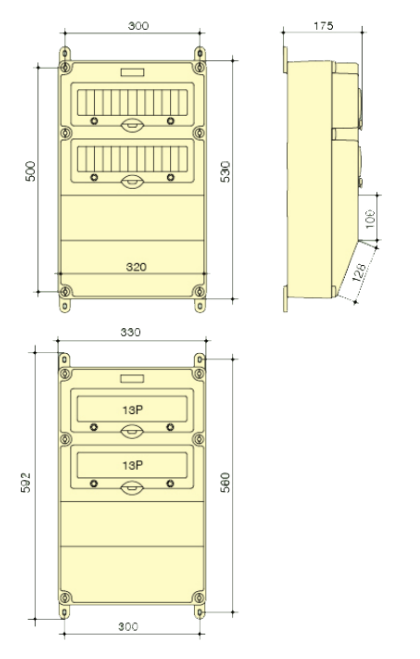 CANGO KG waterproof socket box installation reference for outdoor socket distribution CANGO KG waterproof socket box installation reference for outdoor socket distribution