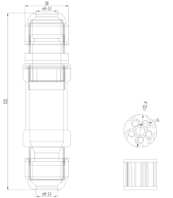 kgm25 waterproof connector