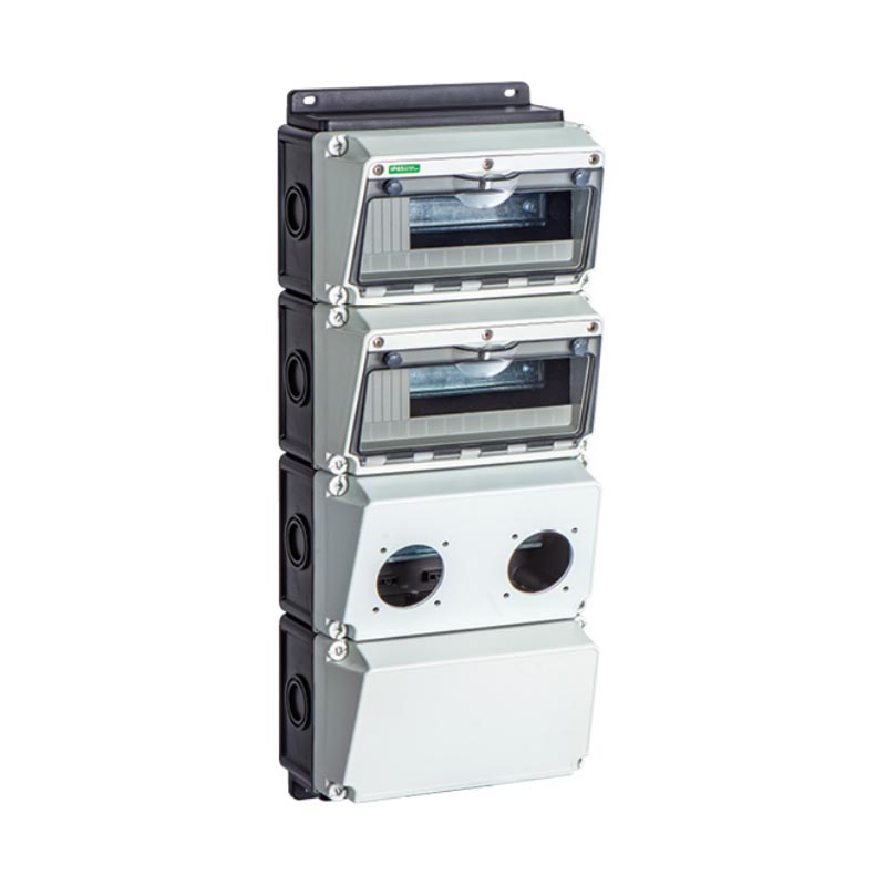 KG1601B Waterproof Combined Socket Distribution Box CANGO KG-CS waterproof socket box dimension reference for outdoor socket distribution