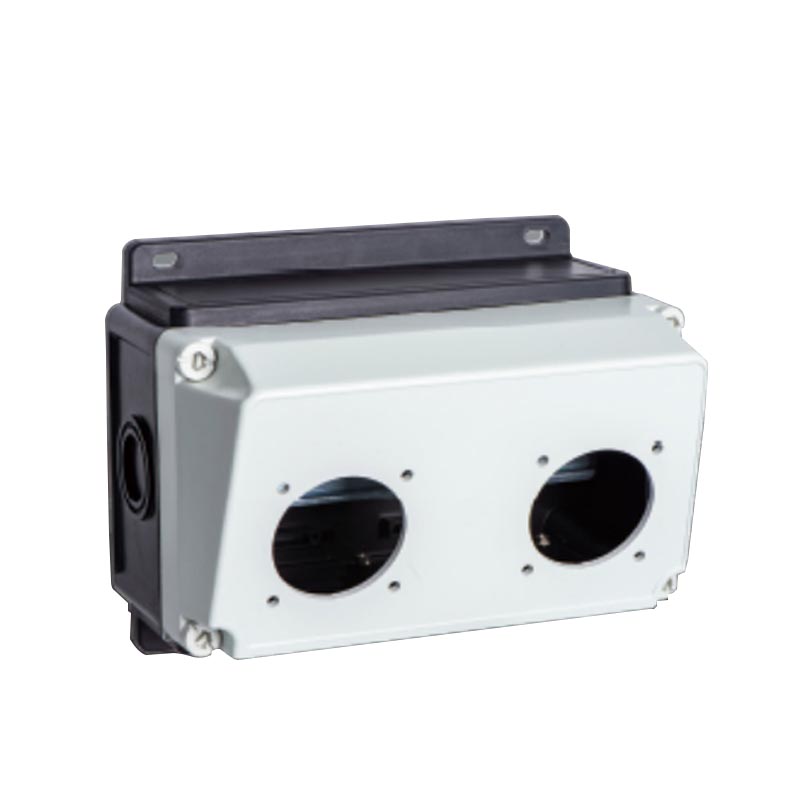 CANGO KG1601B Waterproof Combined Socket Distribution Box for outdoor socket distribution CANGO KG-CS waterproof socket box dimension reference for outdoor socket distribution