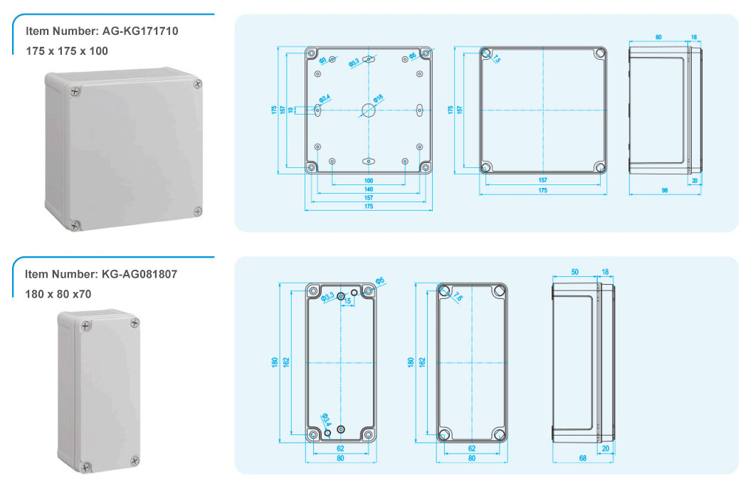 abs waterproof cable box