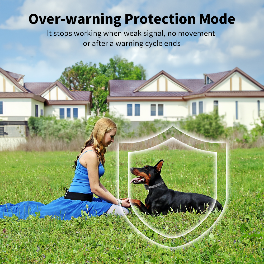 electric dog gps fence with protection mode