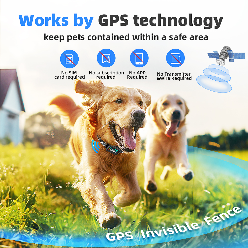 electric wireless dog fence with gps technology
