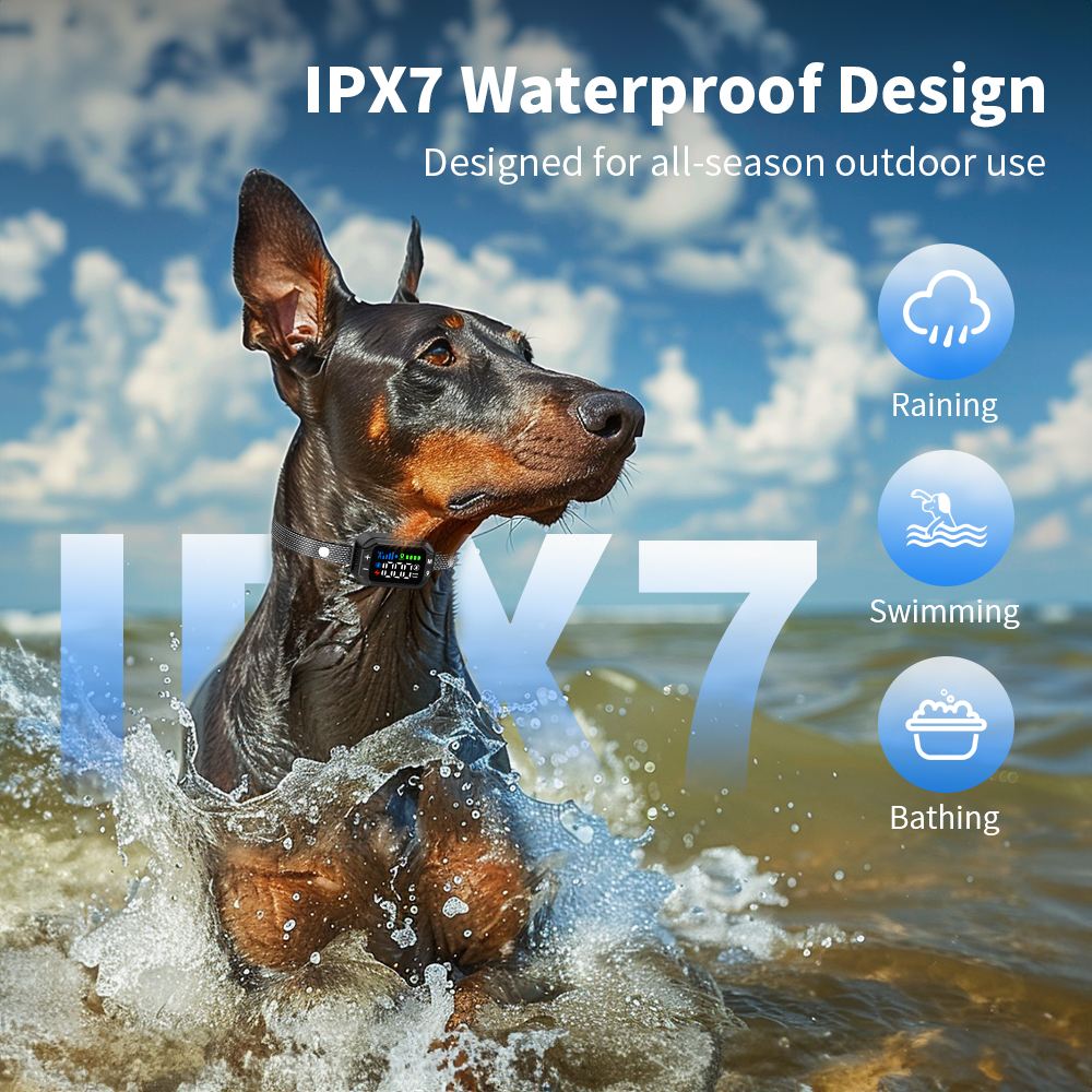 IPX7 waterproof gps wireless dog fence