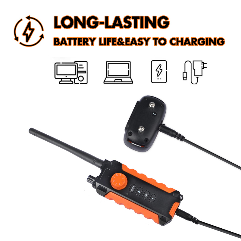 remote dog training collar with long battery life